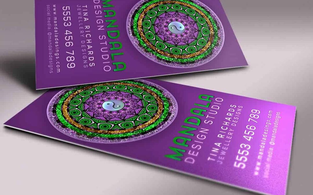 Purple Business Cards Templates