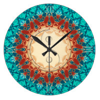 New Age Feng Shui Home Decor Wall Clock